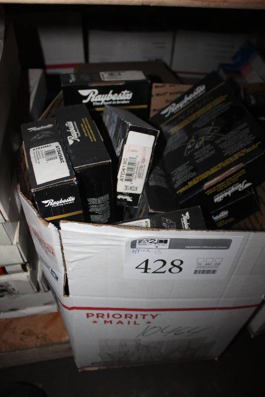 lot 428 image: Lot of (Approximately 15) Raybestos Disc Brake Pads New In Box Includes ATD413C, ATD436AC