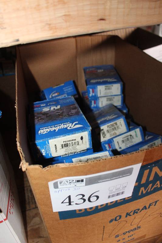 lot 436 image: Lot of (Approximately 30) Raybestos Disc Brake Pads New In Box Includes PGD667M, PGD666M