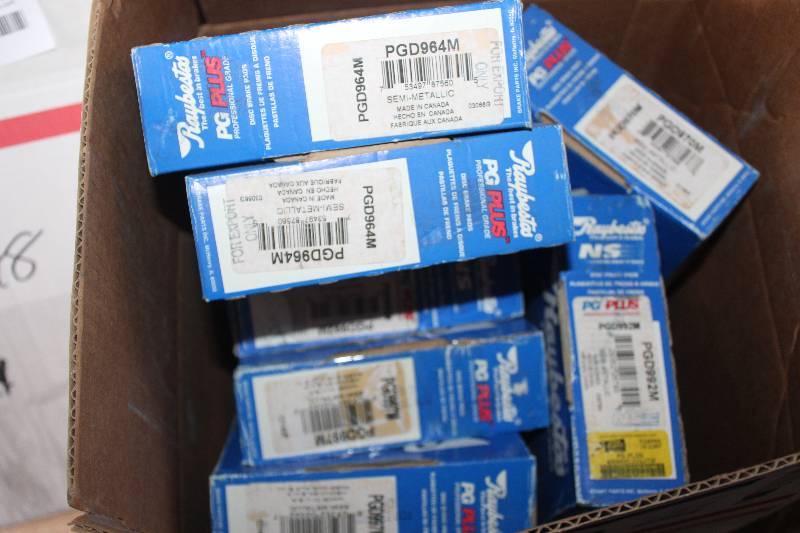 lot 440 image: Lot of (Approximately 10) Raybestos Disc Brake Pads New In Box Includes PGD964M,  PGD992M, PGD997M