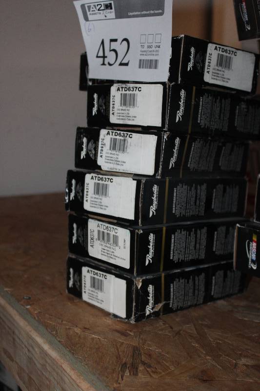 lot 452 image: Lot of (6) Raybestos Disc Brake Pads New In Box Includes ATD637C