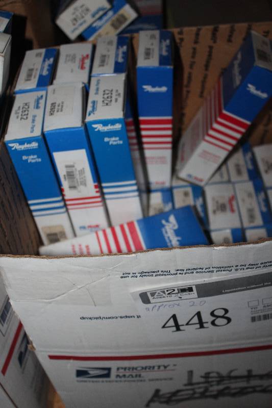 lot 448 image: Lot of (Approximately 20) Raybestos PG Plus Brake Parts New In Box Includes H2628, H2632, H2627, H2626, H2624