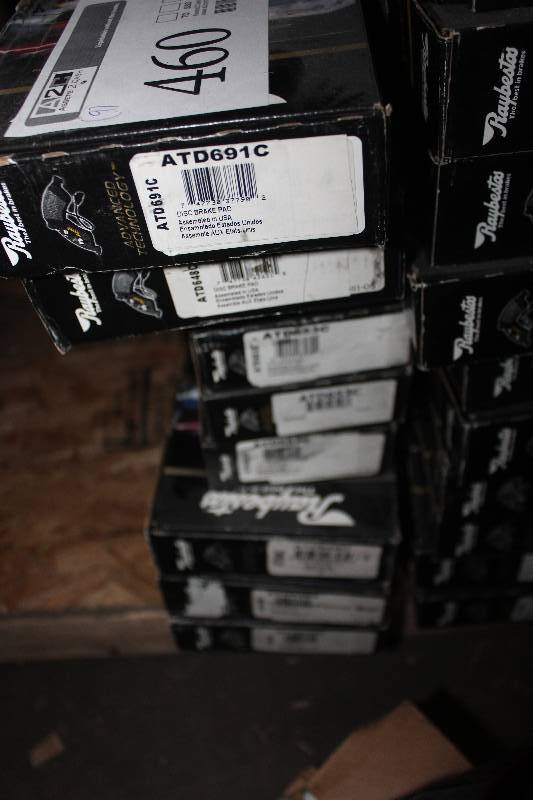 lot 460 image: Lot of (9) Raybestos Disc Brake Pads New In Box Includes ATD691C