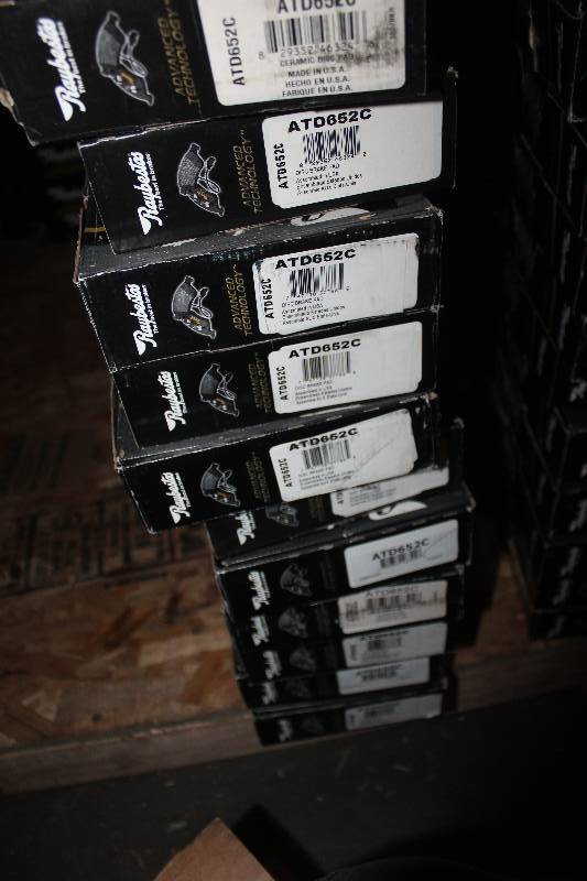 lot 461 image: Lot of (11) Raybestos Disc Brake Pads New In Box Includes ATD652C