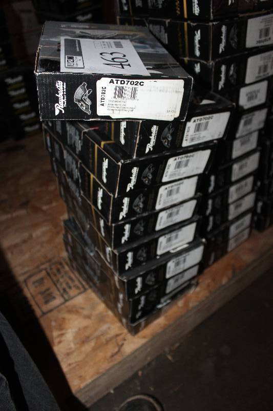 lot 463 image: Lot of (10) Raybestos Disc Brake Pads New In Box Includes ATD702C