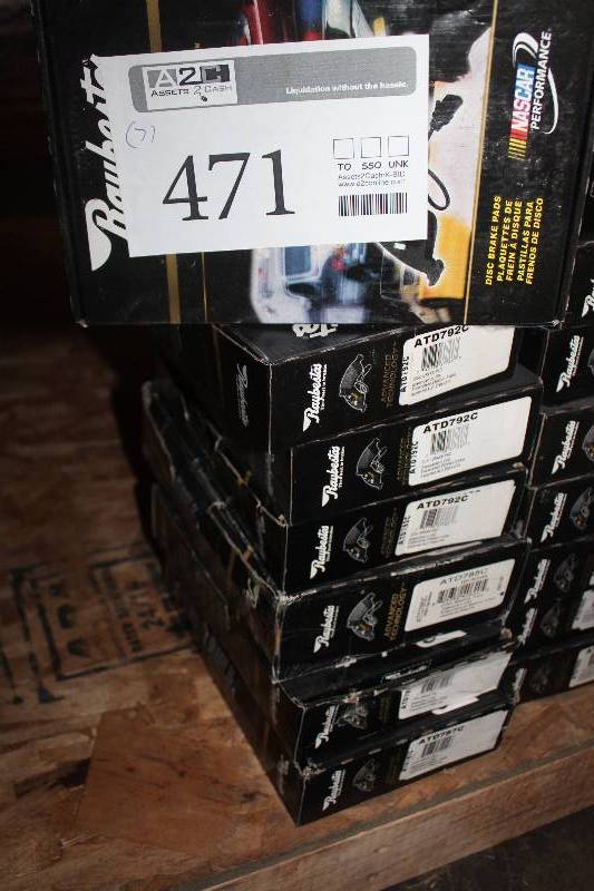 lot 471 image: Lot of (7) Raybestos Disc Brake Pads New In Box Includes ATD792C