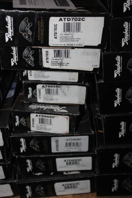lot 490 image: Lot of (8) Raybestos Disc Brake Pads New In Box Includes ATD702C, ATD668C, ATD653C