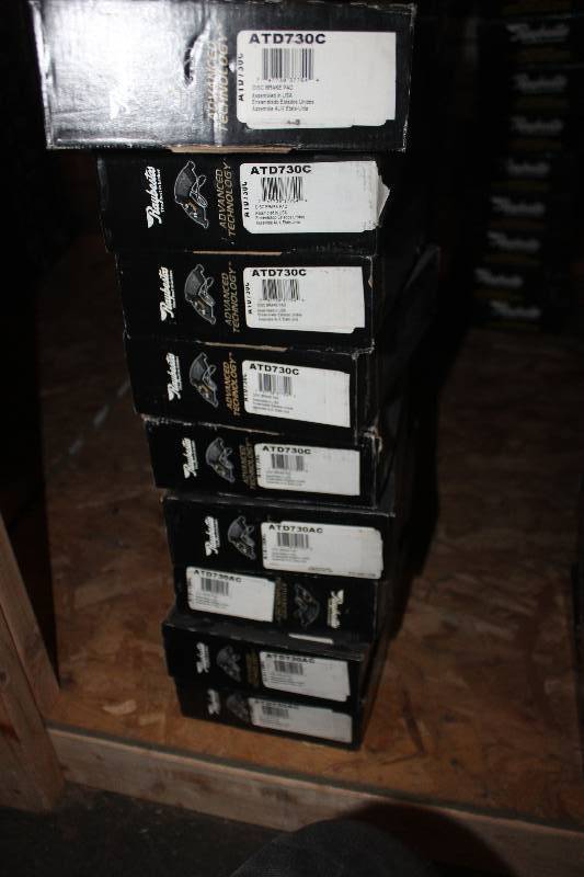 lot 482 image: Lot of (9) Raybestos Disc Brake Pads New In Box Includes ATD730C, ATD730AC