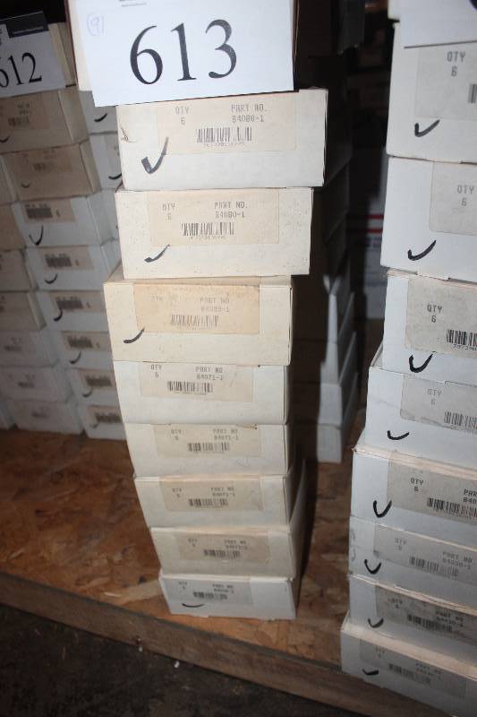 lot 613 image: Lot of (9) Automotive Parts 6-Count New In Box Includes 84080-1, 8407101