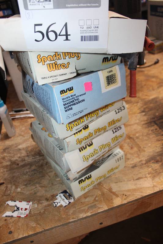 lot 564 image: Lot of (8) MSW Spark Plug Wires New In Box Includes 1802, 1215, 1253, 1289