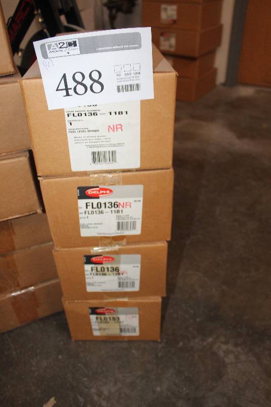 lot 488 image: Lot of (4) Delphi Fuel Level Sensor New In Box Includes FL0136, FL0138