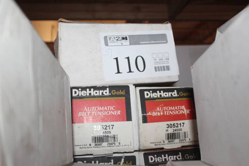 lot 110 image: Lot of (5) Diehard Automatic Belt Tensioner New In Box Includes 305217