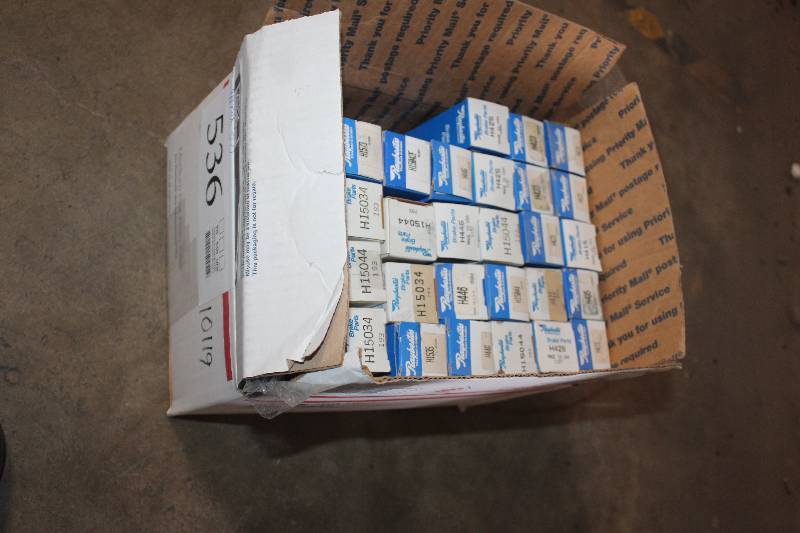 lot 536 image: Lot of (Approximately 50) Raybestos Brake Parts New In Box Includes H15034, H15042F, H15034, H1573, H15044, H428, H423, H446, H415