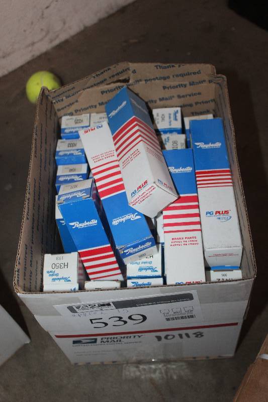 lot 539 image: Lot of (Approximately 15) Raybestos Brake Parts New In Box Includes H323, H412, H348, H111, H108, H333, H348, H325
