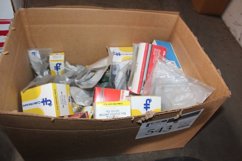 lot 543 image: Lot of (Approximately 35) Ford, Motorcraft, Cole Hersee Automotive Parts New In Box Includes 95652, 96102, 4022-A,