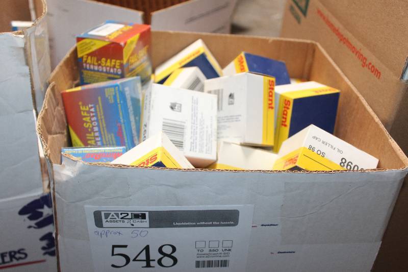 lot 548 image: Lot of (Approximately 50) Motorad, Stant Automotive Parts New In Box Includes P7203, 10092, 10096,
