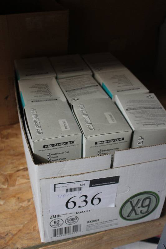 lot 636 image: Lot of (Approximately 10) Duratech Distributor Caps New In Box Includes P1978497