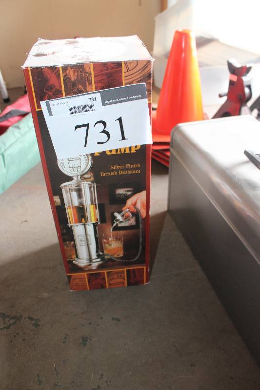 lot 731 image: Filler Up Liquor Pump