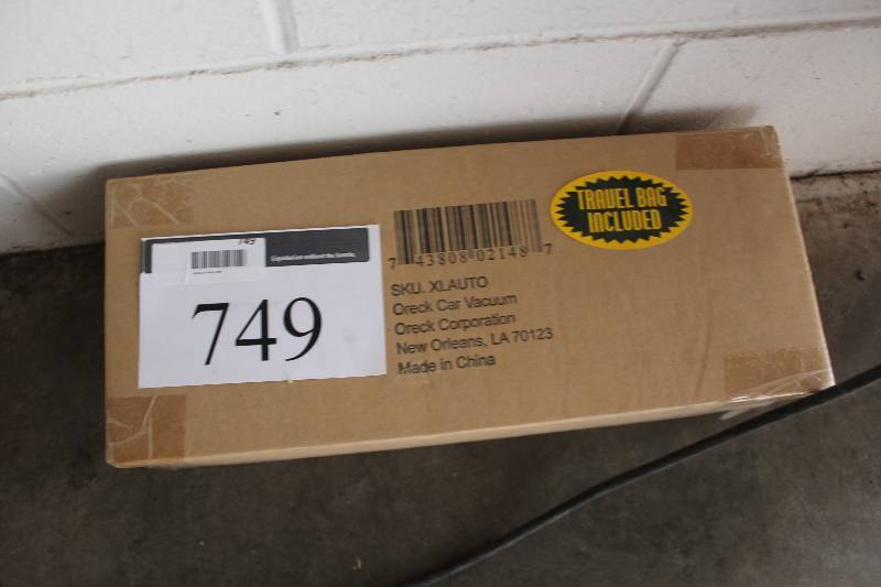 lot 749 image: Oreck Car Vacuum In Box