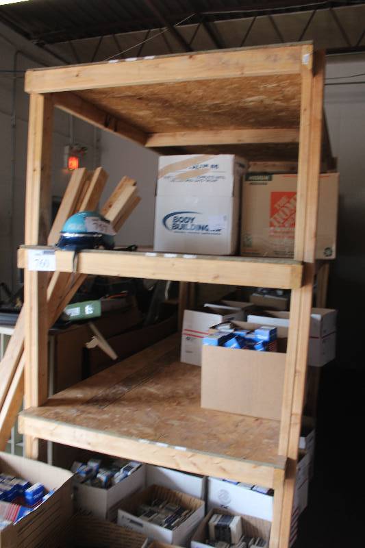 lot 760 image: Lot of (2) Shelf Units