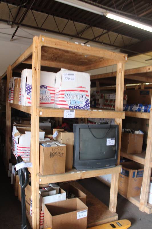 lot 758 image: Lot of (2) Shelf Units