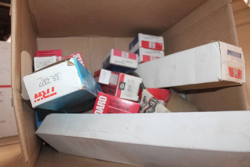 lot 666 image: Shelf Lot of Delco, TRW, Stant Automotive Parts New In Box Includes 27816, 27175, 17061773, IH4281, ES2377,