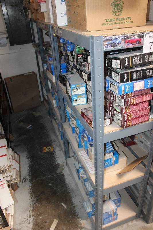 lot 708 image: Lot of (3) 4-Adjustable Shelf Racks