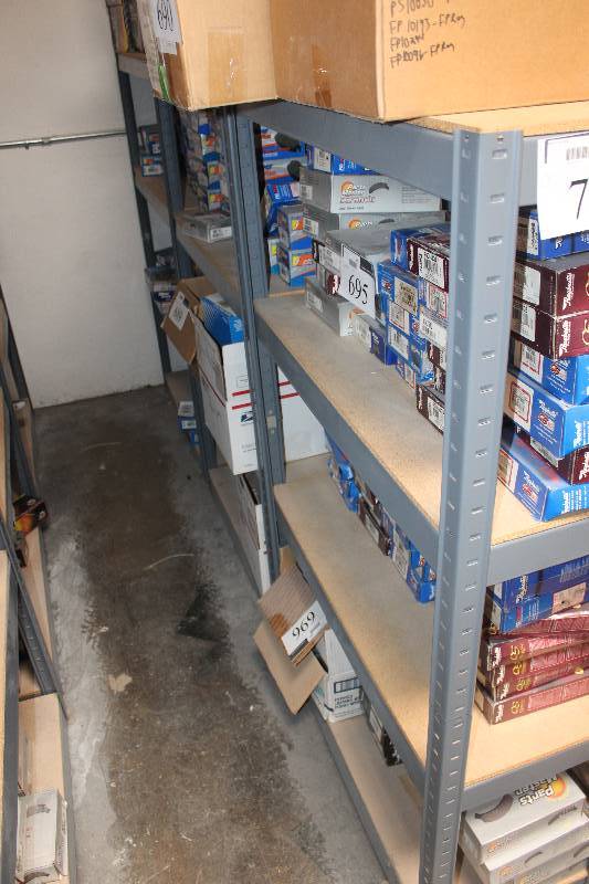 lot 711 image: Lot of (3) 4-Adjustable Shelf Racks