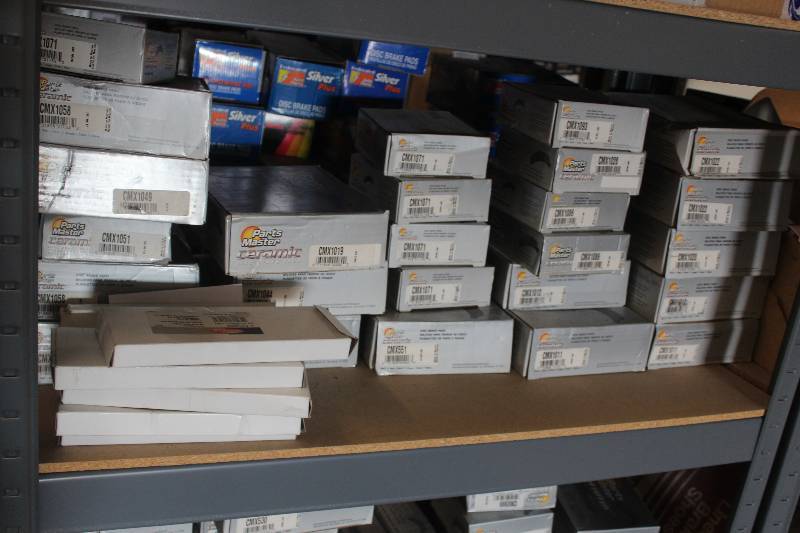 lot 698 image: Shelf Lot of Parts Master Disc Brake Parts New In Box Includes CMX1071, CMX551, CMX1086, CMX1012, CMX1011, CMX1028 , CMX1093, CMX1020