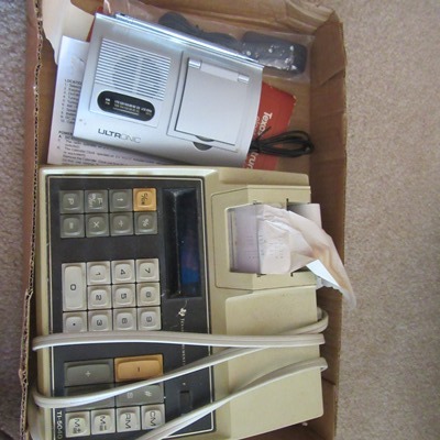 Adding Machine & Clock