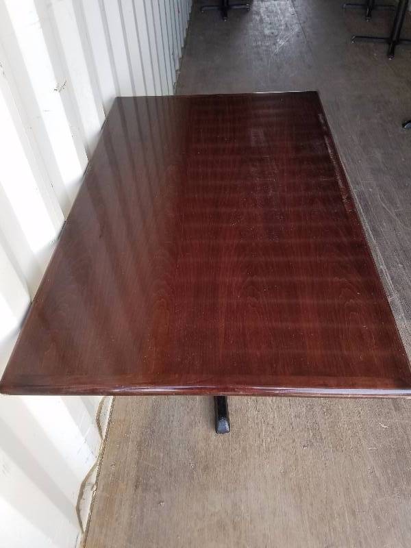 Rectangle Wood Restaurant Table