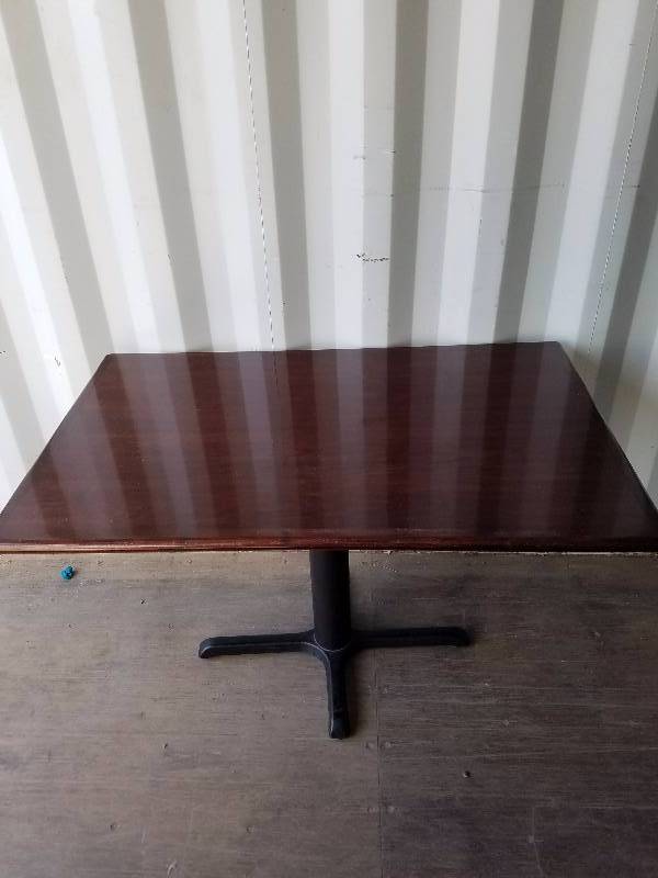 Square Wood Restaurant Table