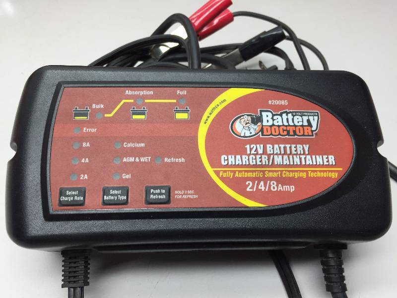 lot 6 image: ARROW HT50 TACK HAMMER, BATTERY DOCTOR 12 VOLT CHARGERMAINTIANER