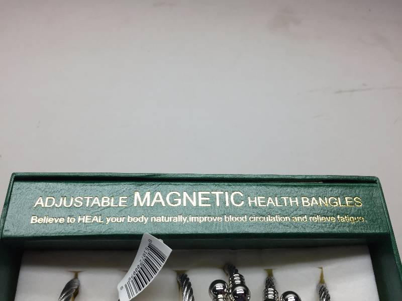 lot 36 image: ADJUSTABLE MAGNETIC HEALTH BANGLES