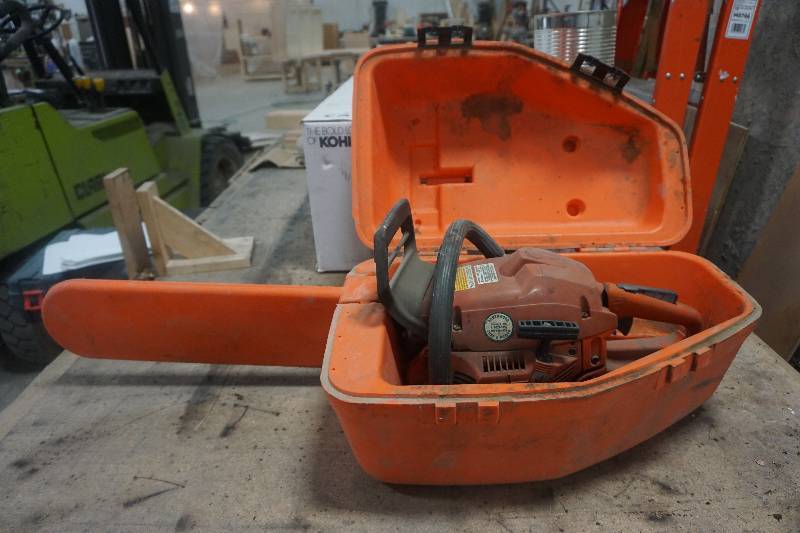 Husqvarna Model 350 Chain Saw With CarryStorage Case