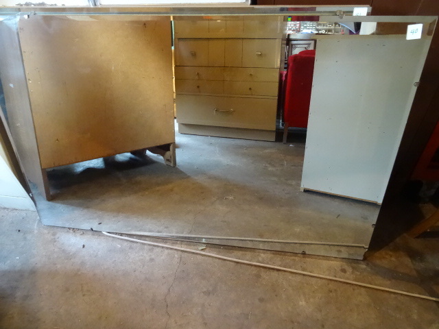 lot 40 image: 48 X 30 Bevel Edged Mirror