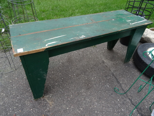 lot 69 image: Wooden Bench 48 X 15 X 21