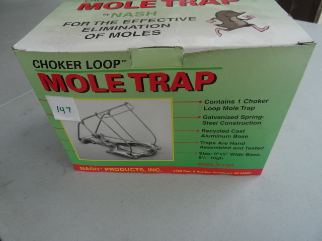 lot 147 image: Brand New Mole Trap
