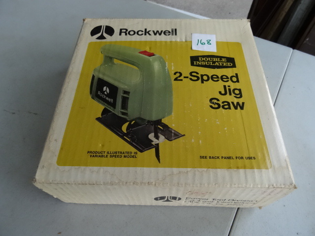 lot 168 image: Rockwell Jig Saw with Misc Blades