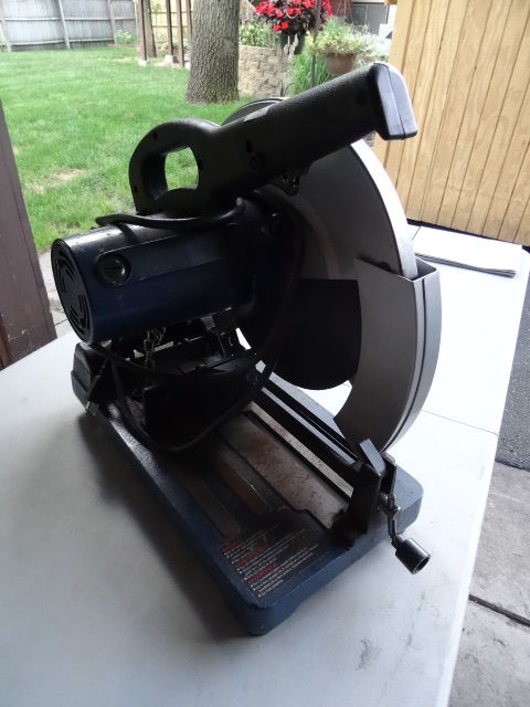 lot 187 image: Ryobi C356 14 Chop Saw Works