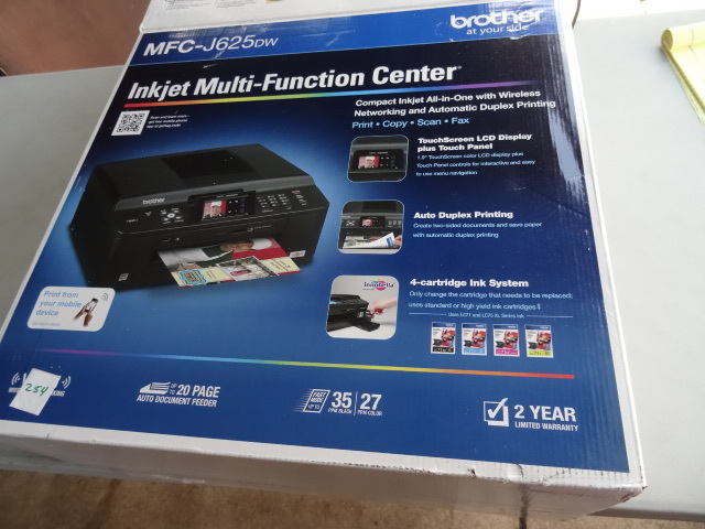 lot 254 image: Brother MFC-J625DW Ink Jet Multi