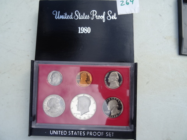 lot 264 image: 1980 United  States Proof Set