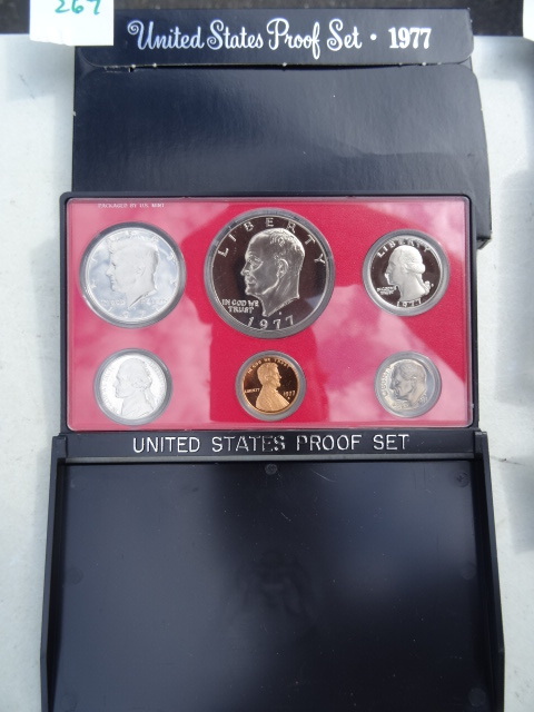 lot 267 image: 1977 United  States Proof Set