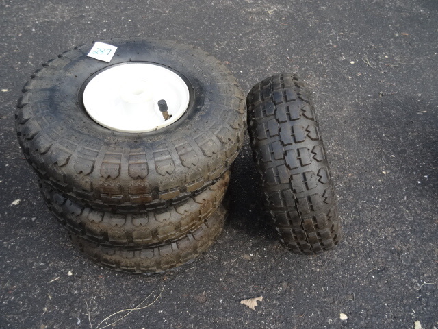 lot 287 image: 4 utility wheels, 4  103.50-4