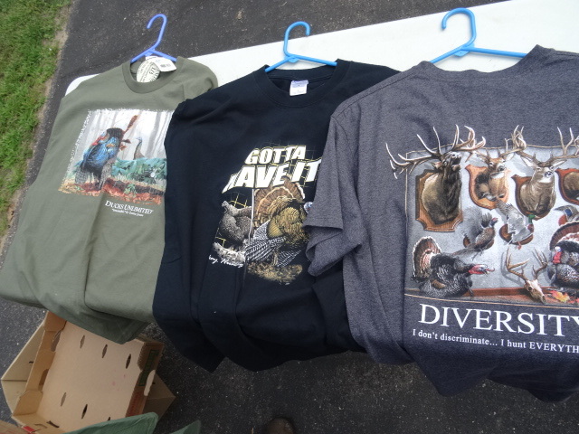lot 296 image: XL T Shirts, Hunting Style Qty 4