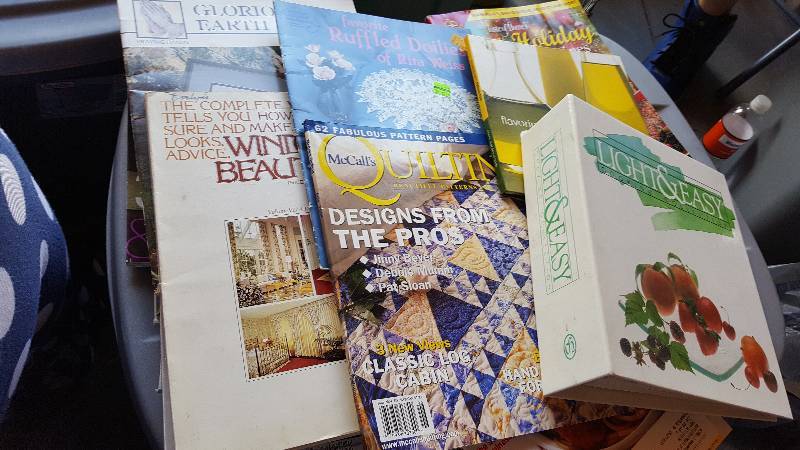 Lot of 15 Magazines and craft books