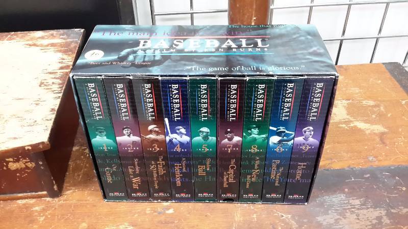 Complete collector sets � baseball a film by Ken Burns VHS