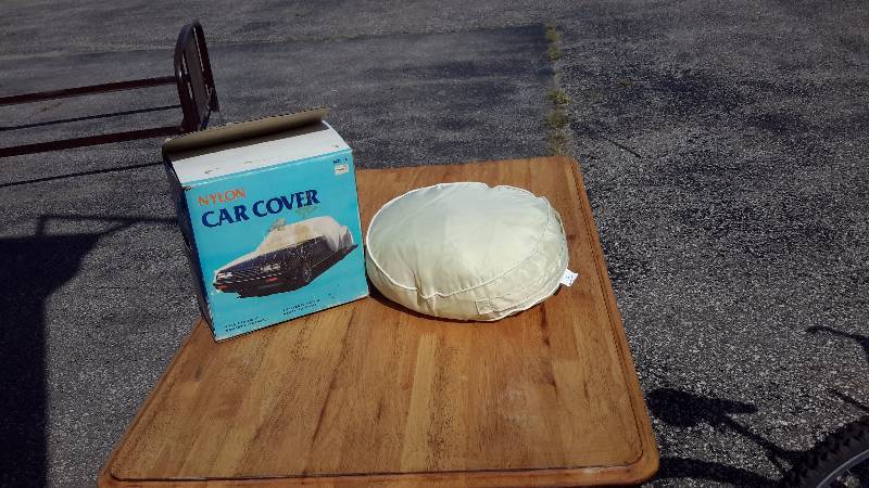Nylon car cover still in box