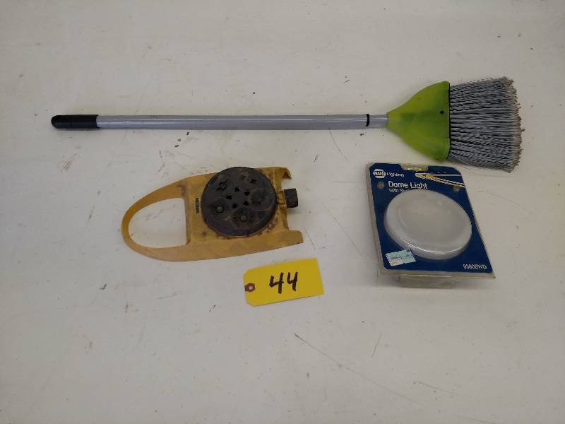 lot 44 image: Broom, Sprinkler, & Dome Light...