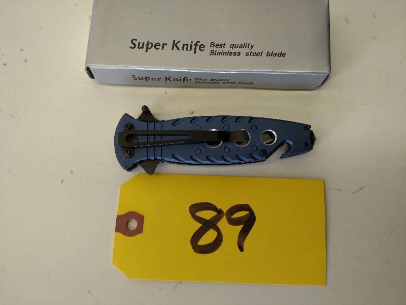 lot 89 image: Super Knife TF-569PD Lock Blade Res...