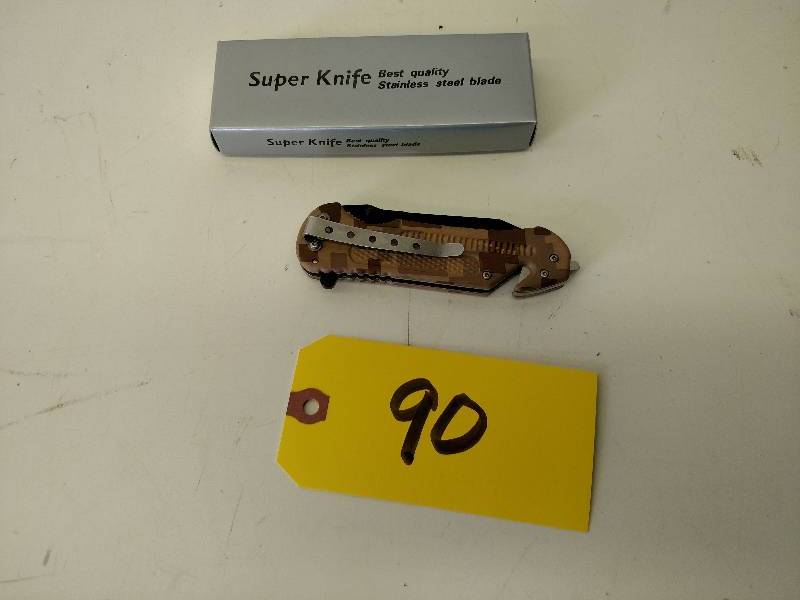 lot 90 image: Super Knife TF-5667TDM Lock Blade R...